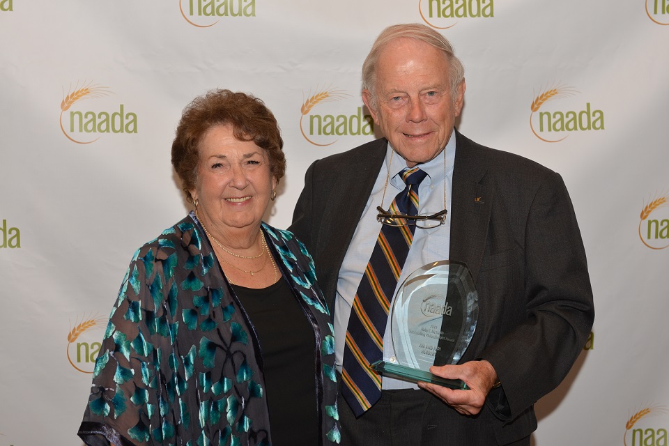 Jim and Judi HErbert with their 2019 Roby C. McSwain Outstanding Philanthropists Award