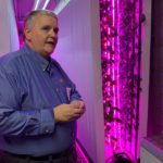 Picture of Carl Sams in the fresh electric farm