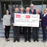 UTIA and Tennessee Farm Bureau Leaders holding Gift Check