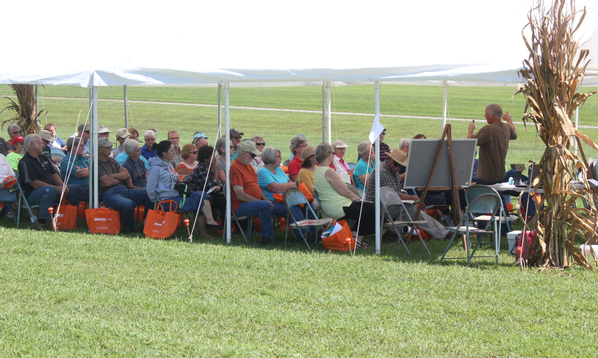 Picture of people attending a talk