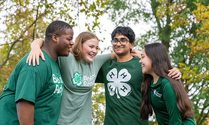 Woman riding horse in a field