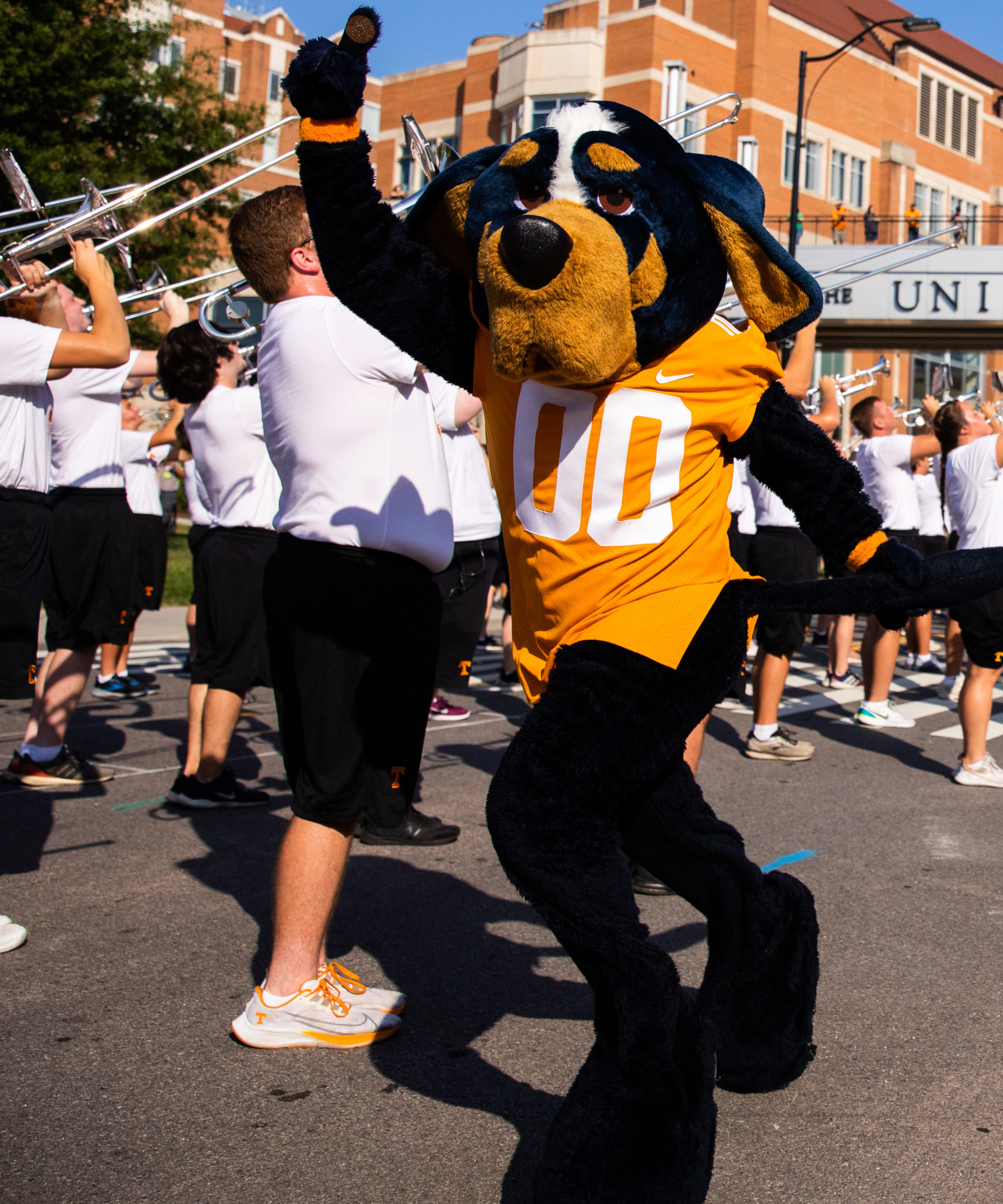 Smokey with the Pride of the Southland band
